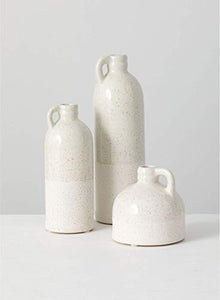 White Small Ceramic Jug Set