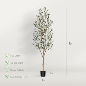 Faux Olive Tree - 6FT Tall