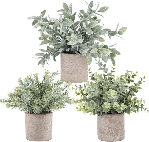 Mini Potted Faux Plants