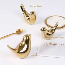 Load image into Gallery viewer, Small Birds Statues Gold Home Decor